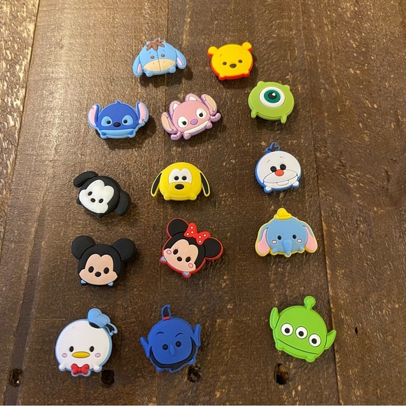 14‎ Piece Disney TSUM TSUM Crocs Charms Set - Buy 3 of More Get 50% OFF - Picture 1 of 4